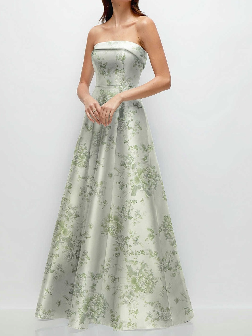 ALFRED SUNG SARA · STYLE D843FP · SATIN TWILL